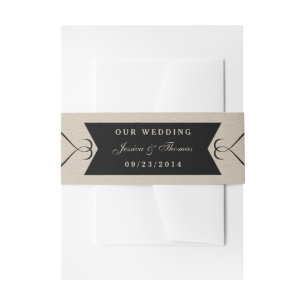 The Vintage Wedding Collection Invitation Belly Band