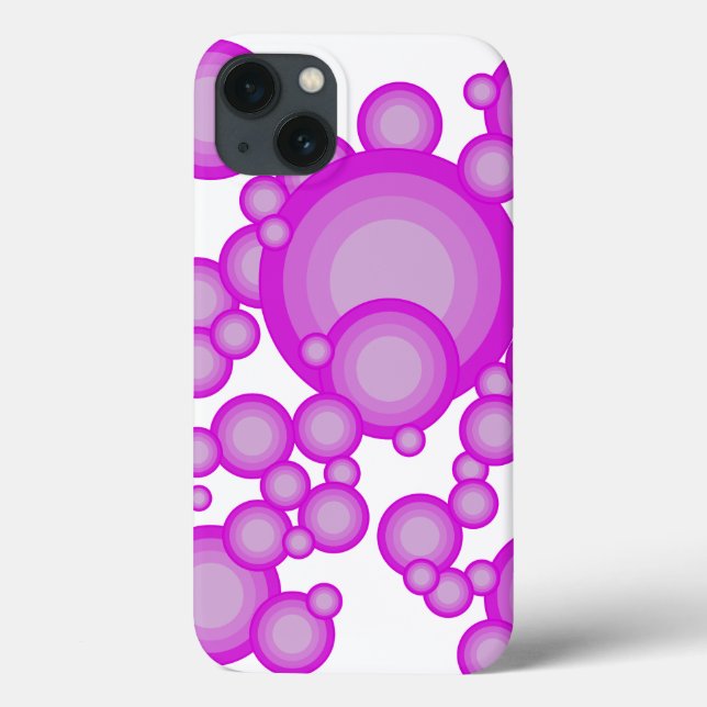 The Violet 70's year styling circle Case-Mate iPhone Case (Back)