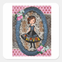 The Violet Paper Doll: A Tale of Plum & Petals