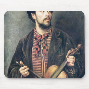 The Violin Player Mouse Pad
