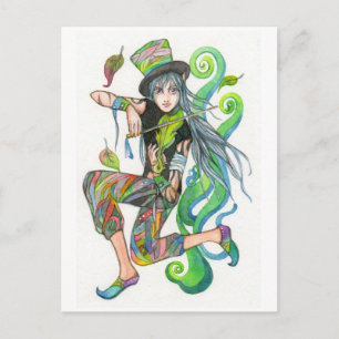 The Violin Player Postcard