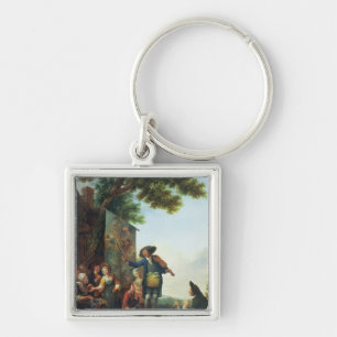 The Violinist Key Ring