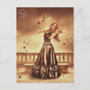 The Violinist (Postcard) Postcard