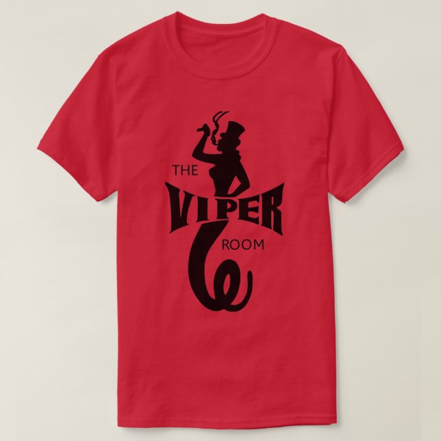 the viper room black version  T-Shirt (Design Front)