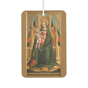 “The Virgin and Child” art custom air freshner Car Air Freshener