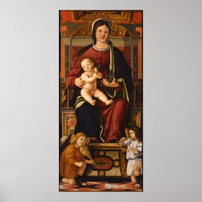 “The Virgin and Child” art poster 2 (Front)