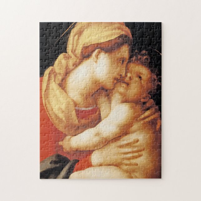 The Virgin and Child by Jacopo Da Pontormo Jigsaw Puzzle (Vertical)