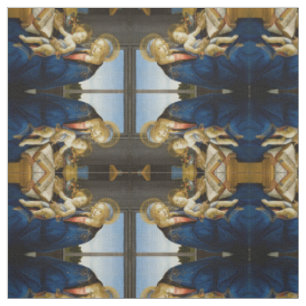 The Virgin and Child by Sandro Botticelli Fabric
