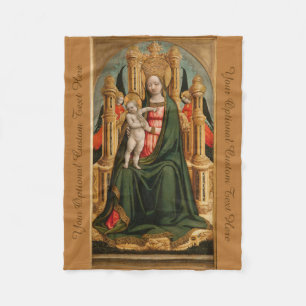 “The Virgin and Child” custom fleece blankets