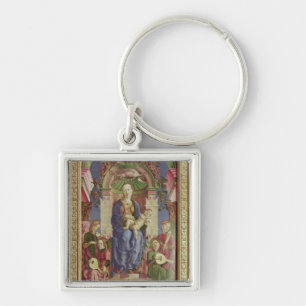 The Virgin and Child Enthroned, mid 1470s Key Ring