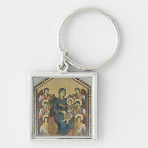 The Virgin and Child in Majesty Key Ring