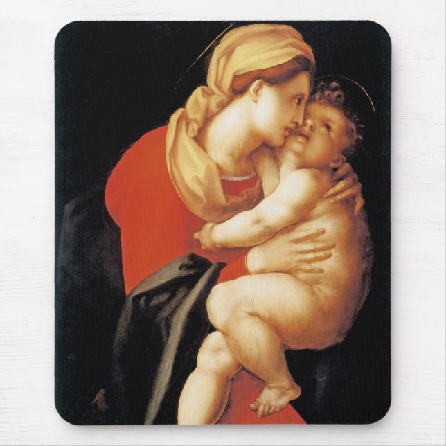 The Virgin and Child Mouse Pad (Front)