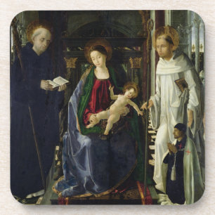The Virgin and Child (oil) Coaster