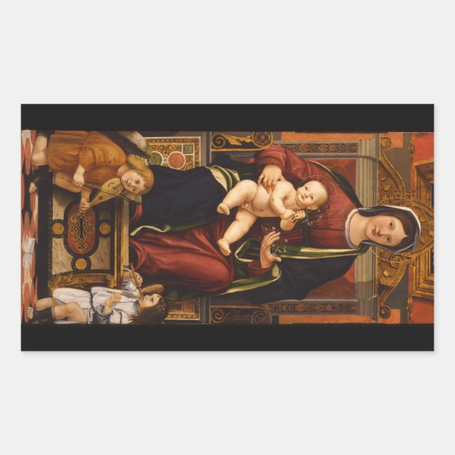 “The Virgin and Child” stickers (Front)