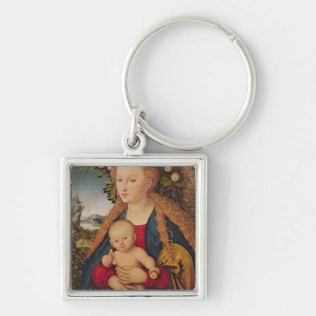 The Virgin and Child under an Apple Tree Key Ring (Front)