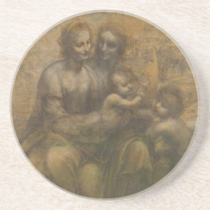The Virgin and Child with Saint Anne & Saint John Coaster