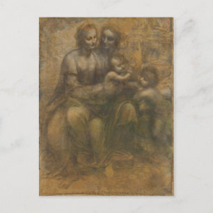 The Virgin and Child with Saint Anne & Saint John Postcard