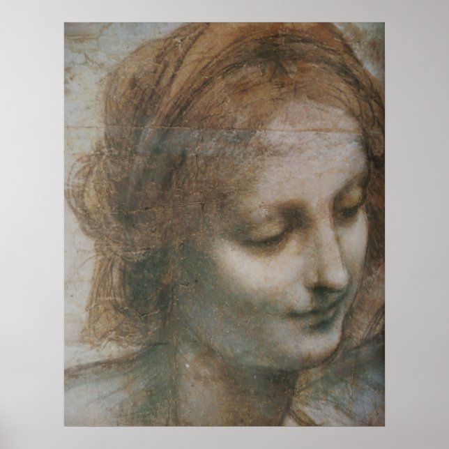 The Virgin and Child with St Anne and St John Poster (Front)