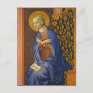 The Virgin Annunciate, c. 1430 (tempera on panel) Postcard