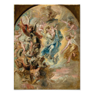 The Virgin as Woman of the Apocalypse Rubens Photo Print