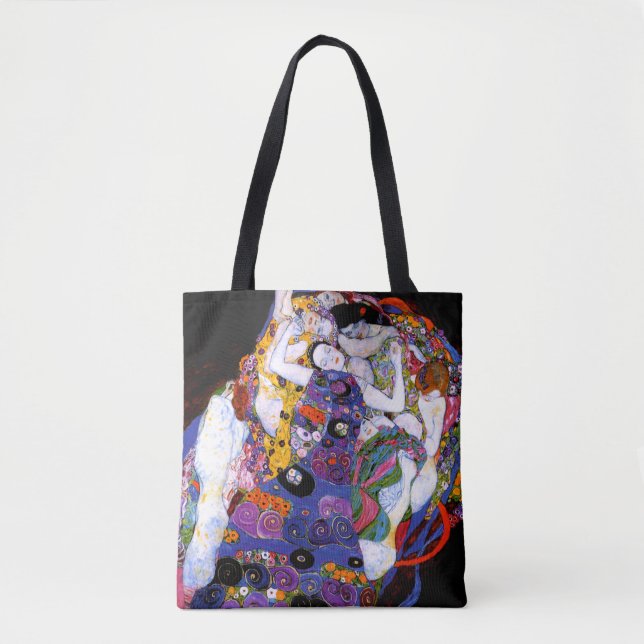 The Virgin by Gustav Klimt Fine Art Tote Bag (Front)