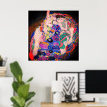 The Virgin by Gustav Klimt Poster<br><div class="desc">The Virgin ( Die Jungfrau ) vintage painting by Gustav Klimt,  1913,  oil on canvas. This is a faithful photographic reproduction of an awesome work of art in collection of National Gallery Prague.</div>