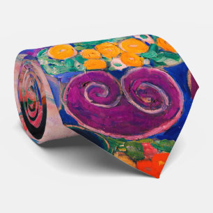 The Virgin by Gustav Klimt Tie