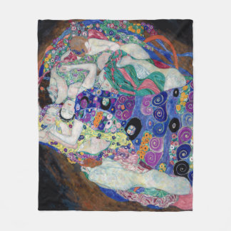 The Virgin, Gustav Klimt Fleece Blanket