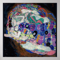 The Virgin, Gustav Klimt Poster