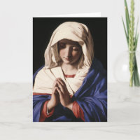 "The Virgin in Prayer" by Sassoferrato (1640)