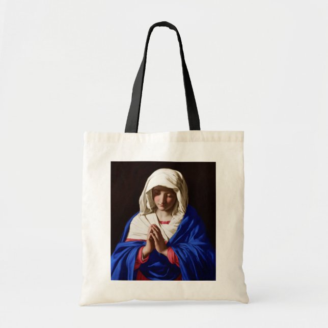 The Virgin in Prayer, Sassoferrato Tote Bag (Front)