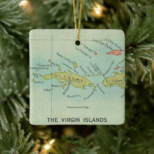 The Virgin Islands Ceramic Ornament