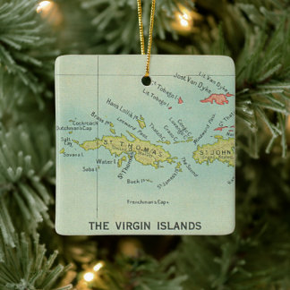 The Virgin Islands Ceramic Ornament