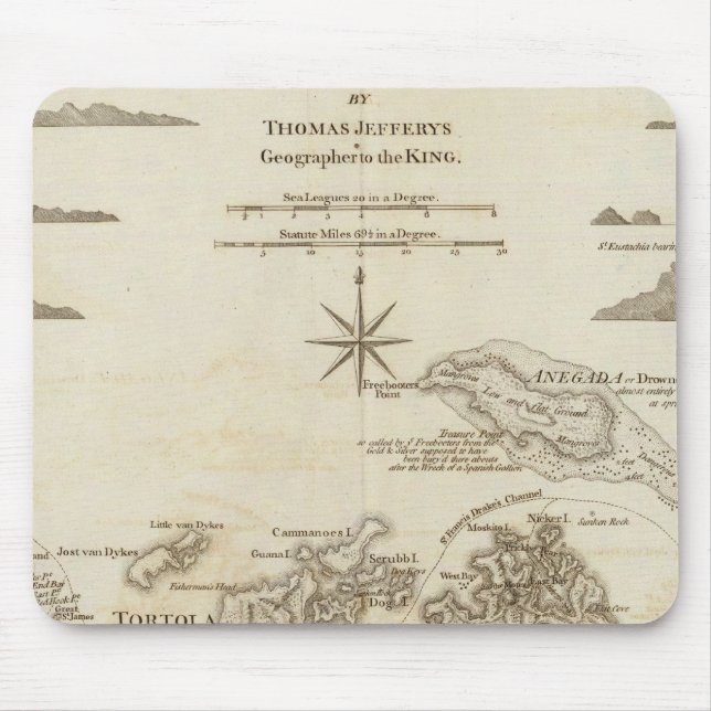 The Virgin Islands Mouse Pad (Front)