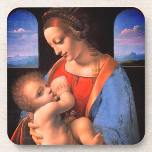 The Virgin Mary Breastfeeding The Christ Child-324 Coaster
