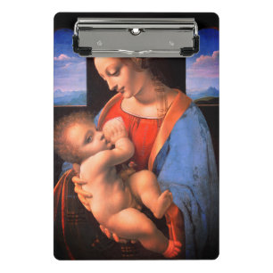 The Virgin Mary Breastfeeding The Christ Child-324 Mini Clipboard