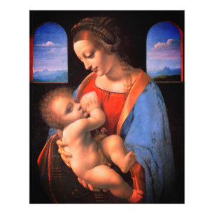 The Virgin Mary Breastfeeding The Christ Child-324 Photo Print