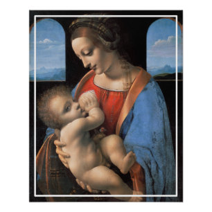 The Virgin Mary Breastfeeding The Christ Child-324 Poster
