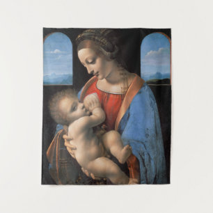 The Virgin Mary Breastfeeding The Christ Child-324 Tapestry