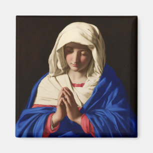 The Virgin Mary in Prayer Magnet