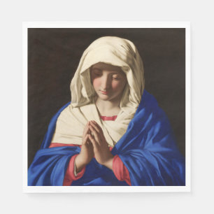 The Virgin Mary in Prayer Napkin