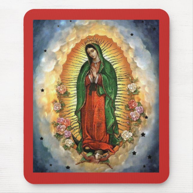 The Virgin of Guadalupe Mouse Pad (Front)