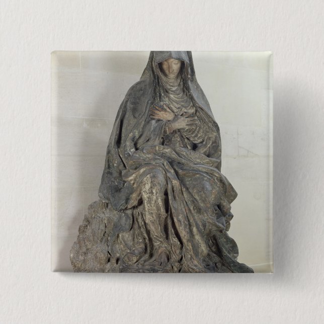 The Virgin of Sorrow 15 Cm Square Badge (Front)