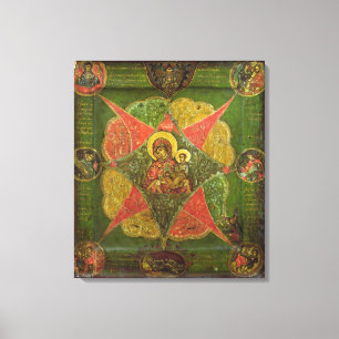 The Virgin of the Burning Bush, from Mount Athos Canvas Print