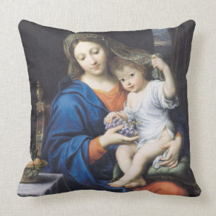 The Virgin of the Grapes, 1640-50 Cushion