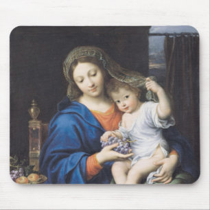 The Virgin of the Grapes, 1640-50 Mouse Pad