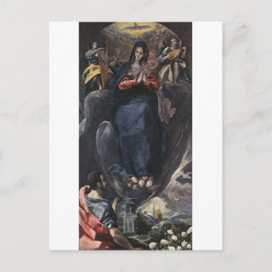 The Virgin of the Immaculate Conception, El Greco  Postcard