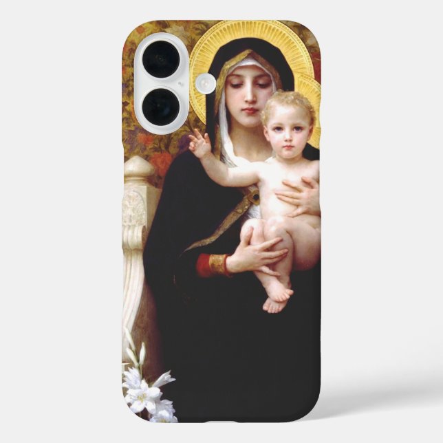 The Virgin of the Lilies Case-Mate iPhone Case (Back)