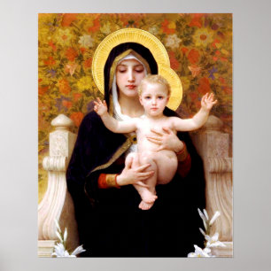 The Virgin of the Lilies (La Vierge au Lys) Poster