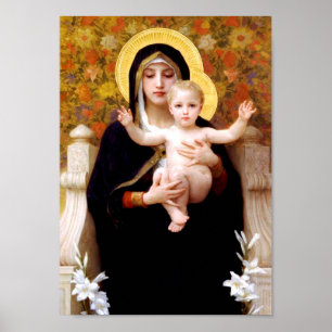 The Virgin of the Lilies (La Vierge au Lys) Poster